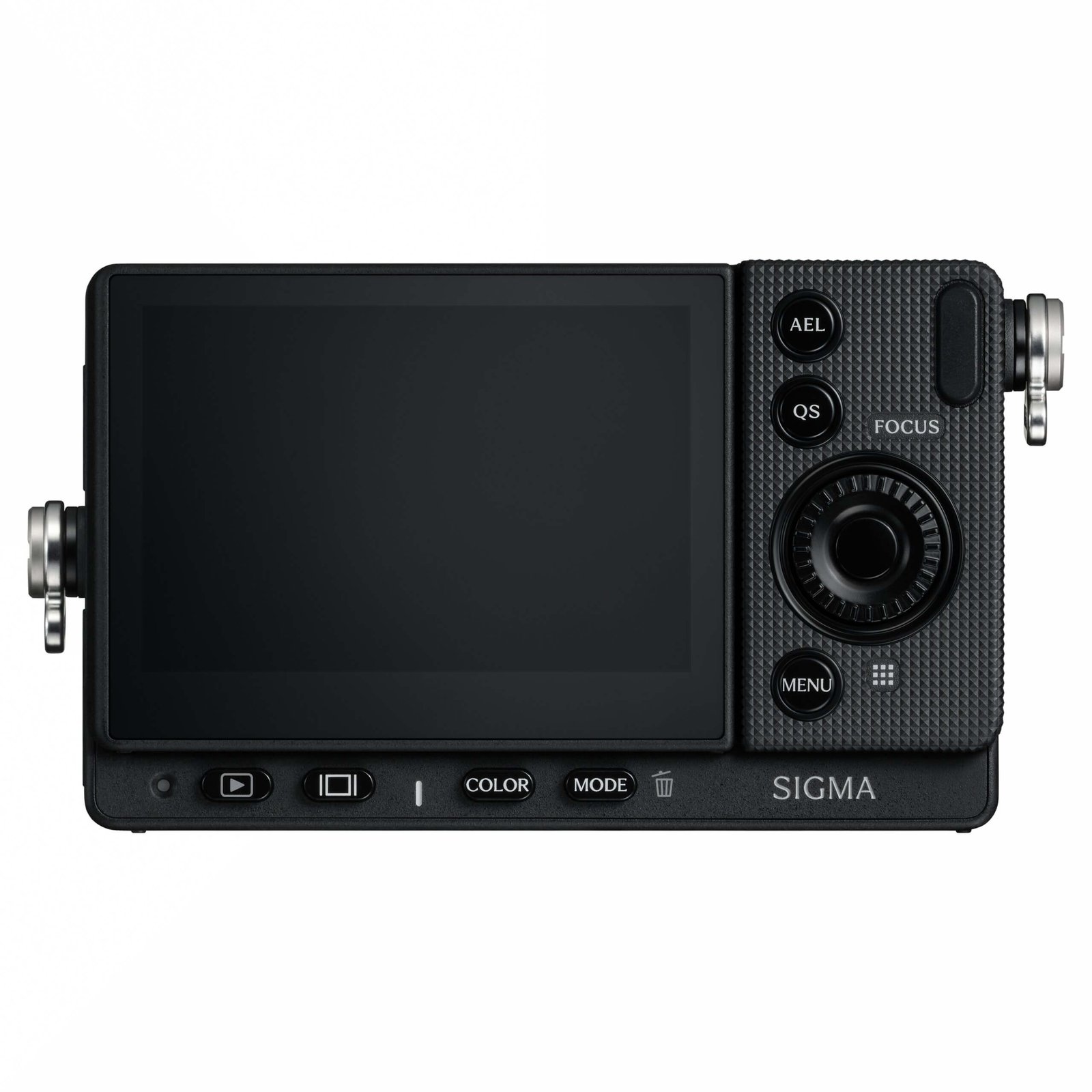 Rear of Sigma FP2 showing controls and display