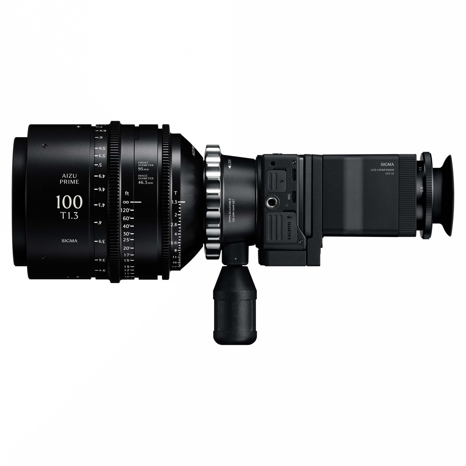 Sigma FP2 camera built into a cinema production rig